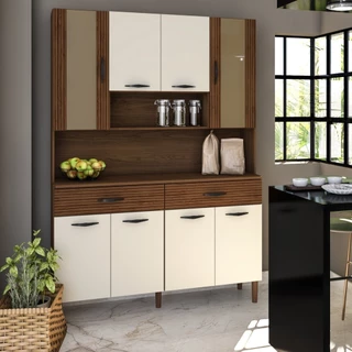 Armário de Cozinha 8 Portas 2 Gavetas Golden Kits Paraná