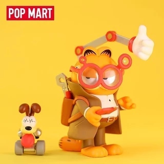 P POPMART POPMART POPMART Garfield Daydream Series Mystery Box Figura Doll Brinquedo de Decoração de Tendências Criativas