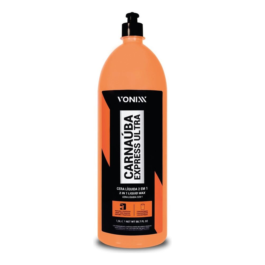 Cera Líquida Vonixx Automotiva Carnaúba Express Ultra 1.5l