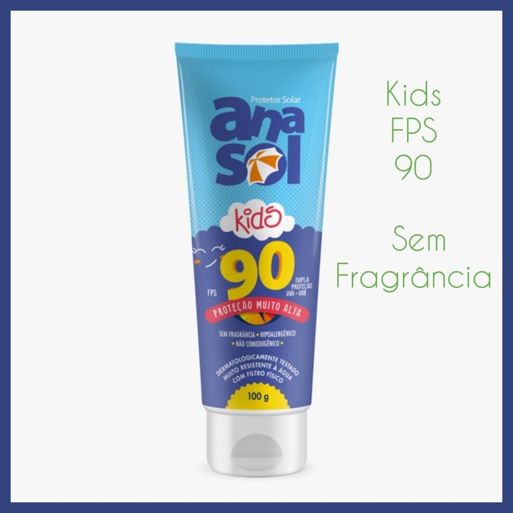 Anasol Protetor Solar KIDS I Bebê A Partir de 6 Meses FPS 90 Sem ...