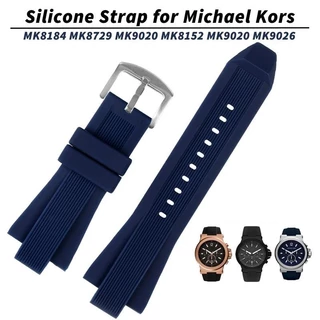 Faixa De Relógio De Silicone De 29-13mm Para Michael-Kors MK8184 MK8729 MK9020 MK8152 MK9020 MK9026 Acessórios De Relógios De Pulso Macios