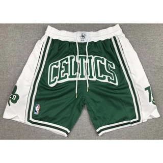 Bolsos Disponíveis Para O Novo Boston Celtics Kevin Garnett Masculino Da NBA , Paul Pierce Ray Allen , Apenas Use Os Grandes shorts De Basquetebol Com Logotipo E Calças Verdes