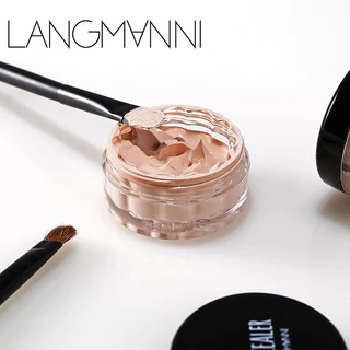 Langmanni Concealer Hidratante E Brilhante Base Líquida De Longa Duração Para A Pele