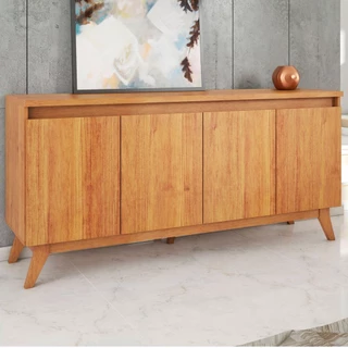 Balcão Buffet Stylo 4 Portas Mel - Viero Móveis