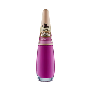 Esmalte Cremoso Roca Rosa Ana Castela Impala Manicure Unhas