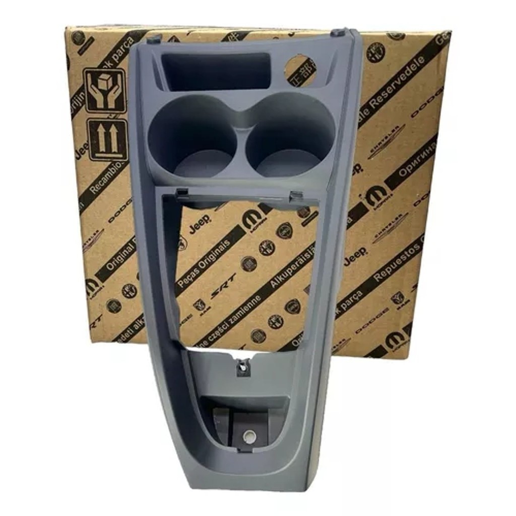 Console Central Palio Strada Original Fiat Cinza Escuro