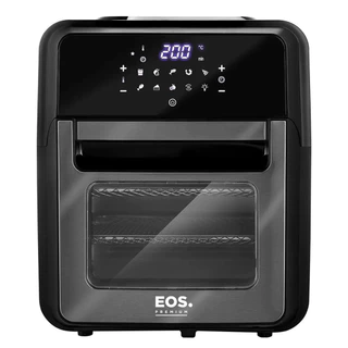 Fritadeira Sem Óleo Air Fryer Oven Eos Premium 12L Digital Touch Inox Titanium EAF12T 127V 220V
