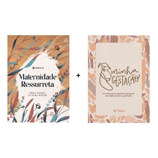 Kit 2 Livros Maternidade | Maternidade Ressurreta + Minha Gestação 40 Cards em Oferta na Shopee