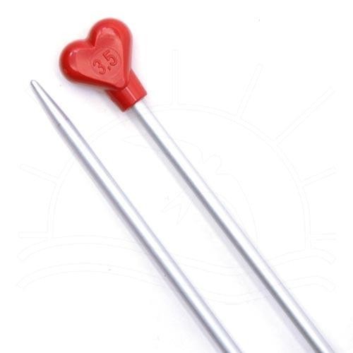 Agulha para Tricô Alumínio Addi Love - 40cm | Shopee Brasil