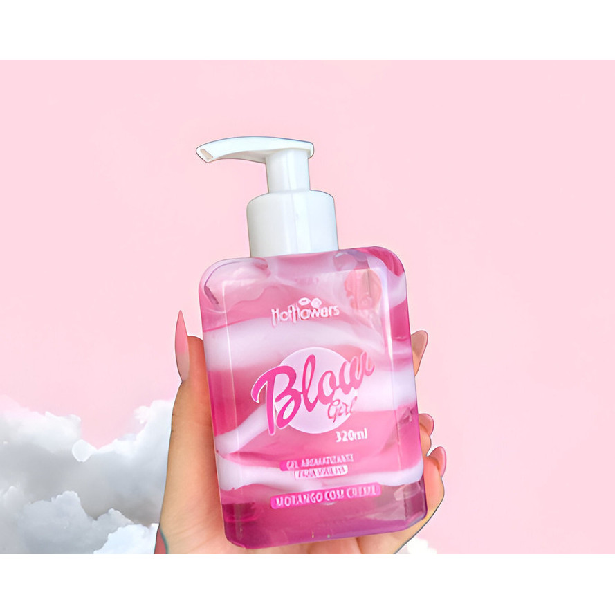 Blow Girl Gel Aromatizante Beijável Para Virilha Hot Flowers