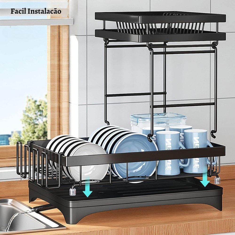 Imagem do produto Escorredor Multiuso de Cozinha Deend UpDry 2