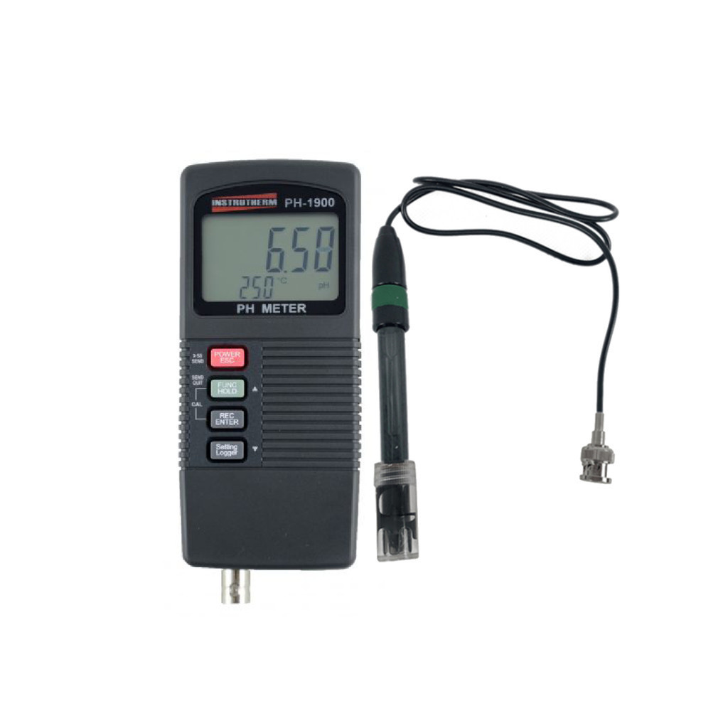 Kit Medidor Ph Digital 0 A 14Ph Datalogger Rs-232 Ph-1900 Eletrodo Epc ...