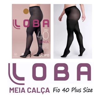 Meia Calça Lupo Loba 5837-001 Fio 40 Poliamida Plus Size