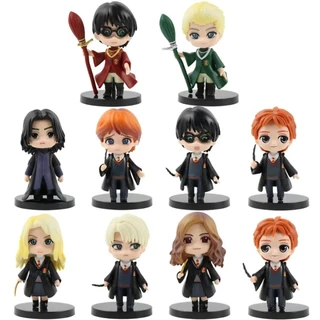 Action Figure Boneco Miniatura Harry Potter Draco Severus Rony Luna Hermione Fred Jorge