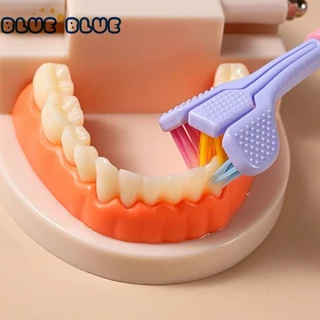 Escova De Dentes De Três Lados Ultra Fina Macia Cuidados Orais Segurança Limpador Oral De Saúde