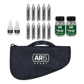 10 Cilindros Co2 Barato Airsoft Rossi +Capa +Esferas +Oleo