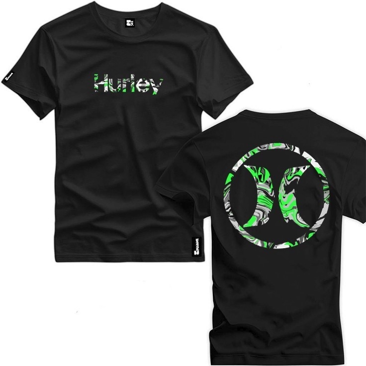Camiseta HRL Surf Lançamento Algodão Camisa Estampada Psicodélico