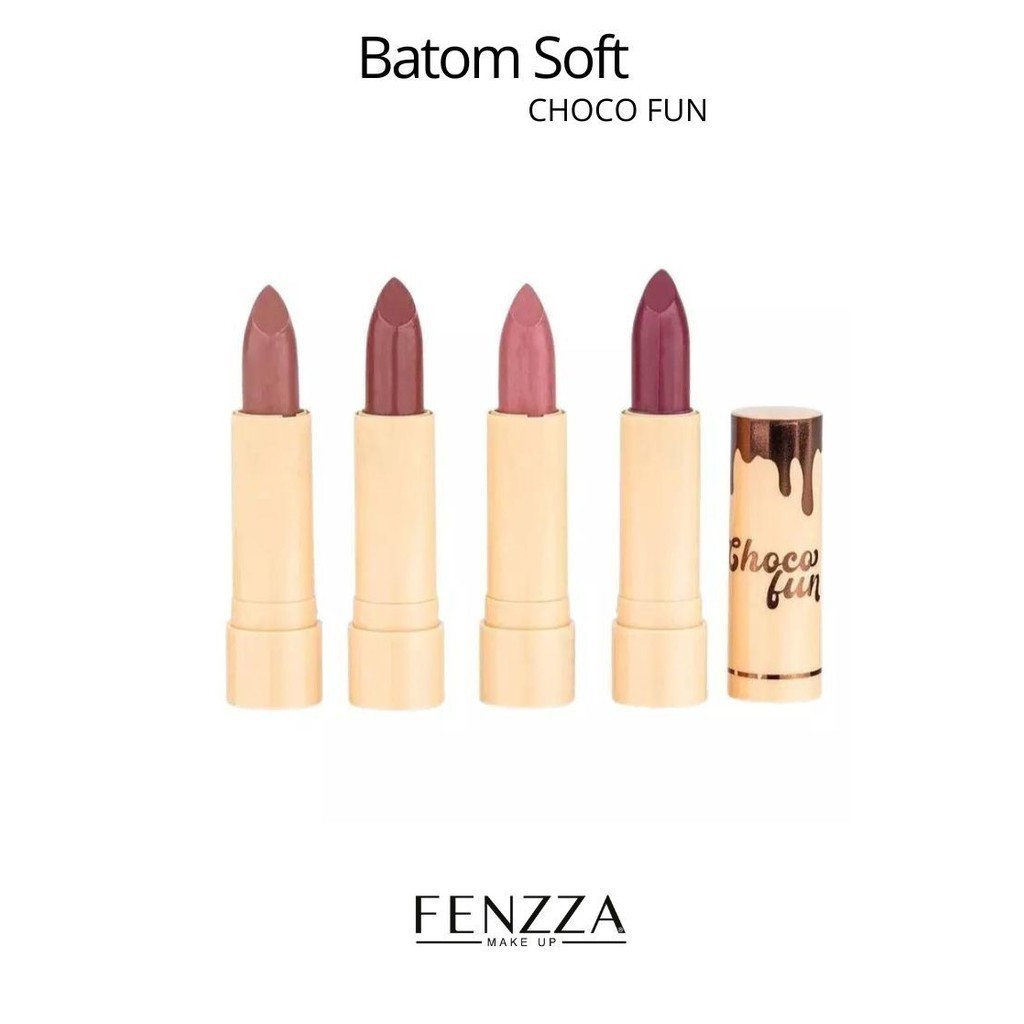 Batom Soft Matte ChocoFun - Fenzza | Shopee Brasil