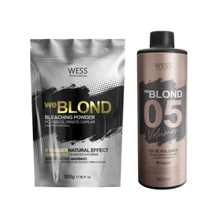 Wess Pó Descolorante we.BLOND 500g + OX 5 vol