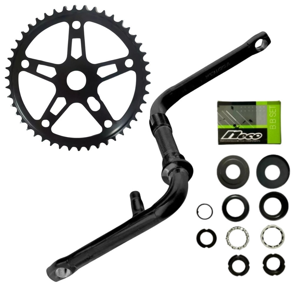 Pedivela Monobloco Bicicleta Aro 26/20 + Coroa + Centro 45mm | Shopee ...