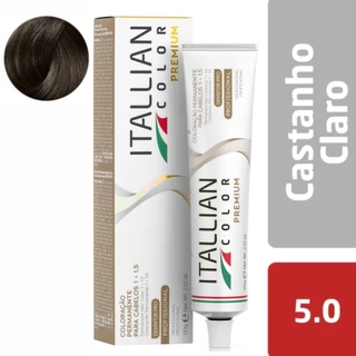 Coloraçao Itallian Color Professional 5.0 Castanho Claro em Oferta na Shopee