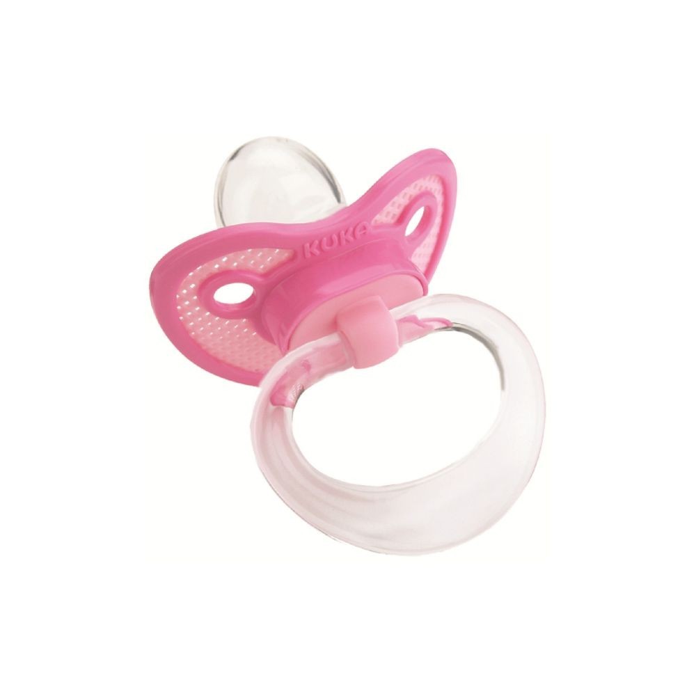 Chupeta Kuka Rosa Cristal 0-6m Fase 1 Ortodontico 2517 | Shopee Brasil