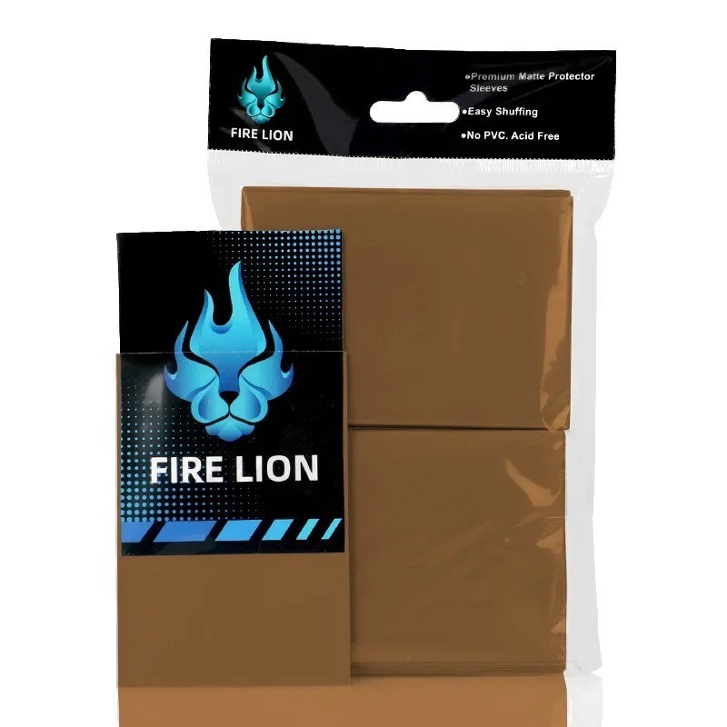 Sleeve Shield Trading Card Fire Lion Matte Protetor para Magic, Pokemon,  Flash and Blood- (100pcs) | Shopee Brasil