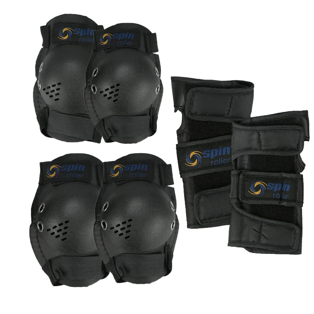 Kit Proteção SPIN sem capacete Adulto - Skate, Patins, Bike