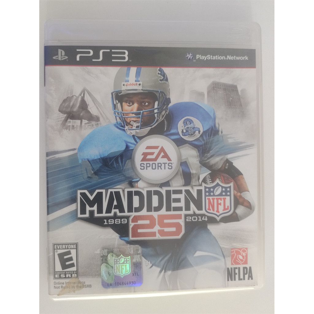 PS3 - Madden NFL 25 Anos Perfeito Completo c Manual | Shopee Brasil