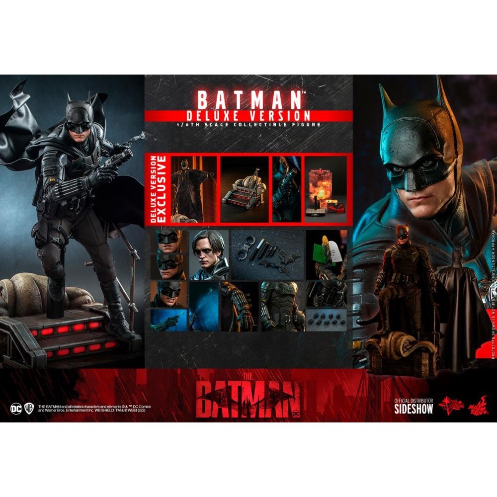Hot Toys The Batman MMS639 Batman Deluxe 1/6 | Shopee Brasil