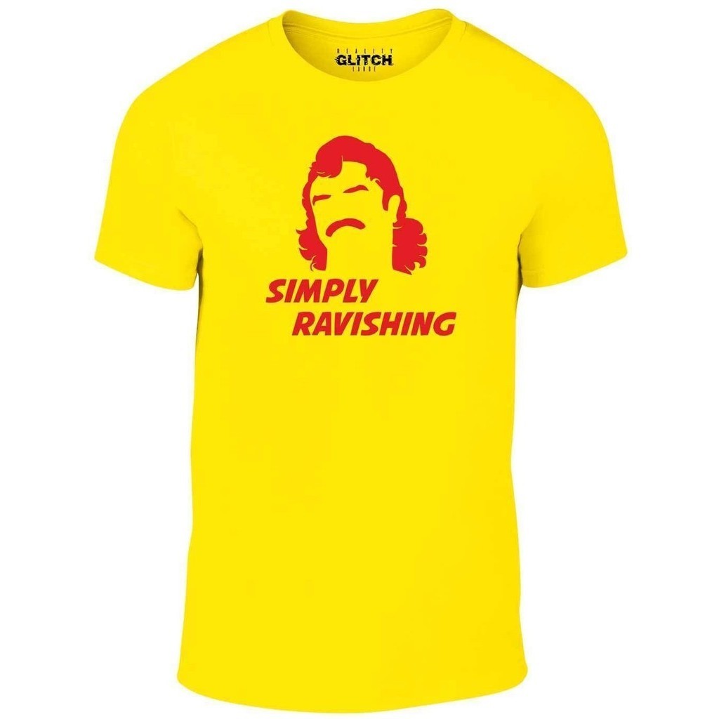 Camiseta Simply Ravishing-Engraçada Wrestling Rick Rude Comic Cool Wwe ...
