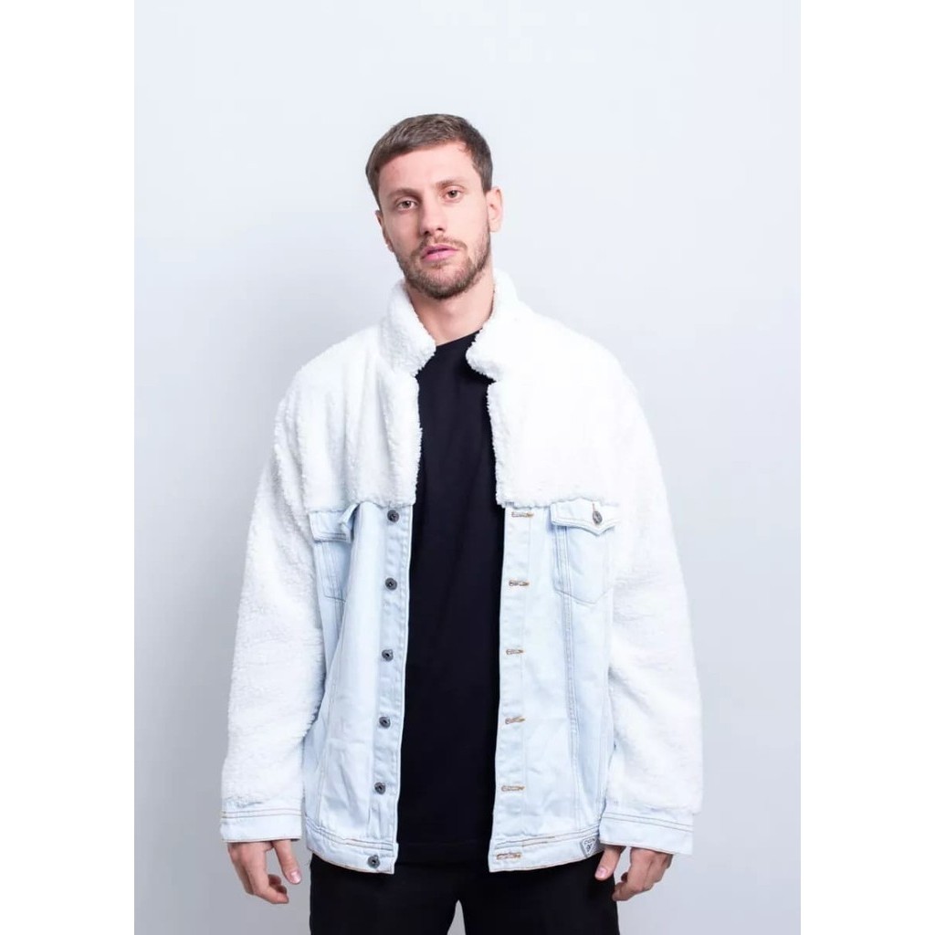 Jaqueta Degrant Jeans Street Forro Interno Lan De Carneiro | Shopee Brasil