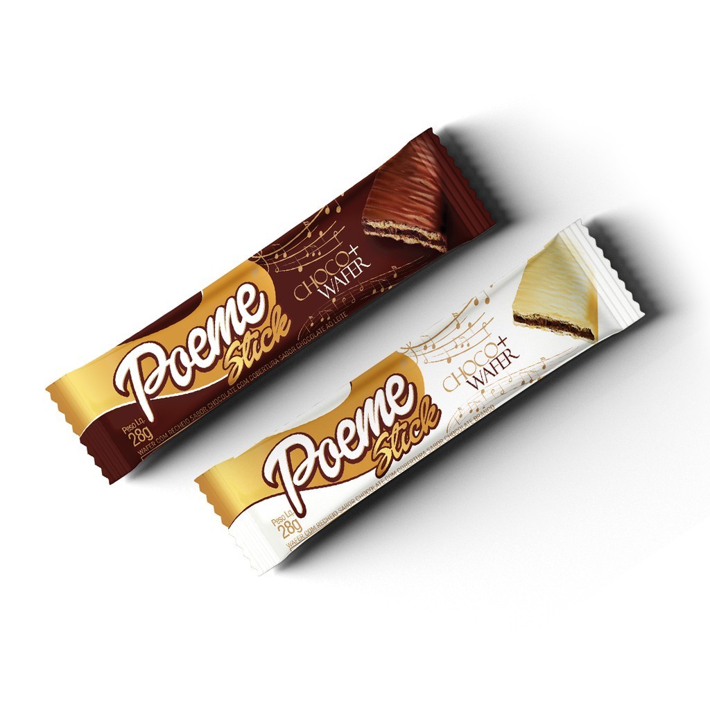 Chocolate Poeme Caixa com 40 Unid de 28 Grs Escolha o sabor