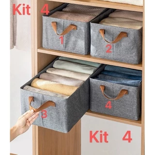 Kit 4 Organizador De Calça Jeans/Organizador De Guarda Roupa Arrumados/Separador De Roupa
