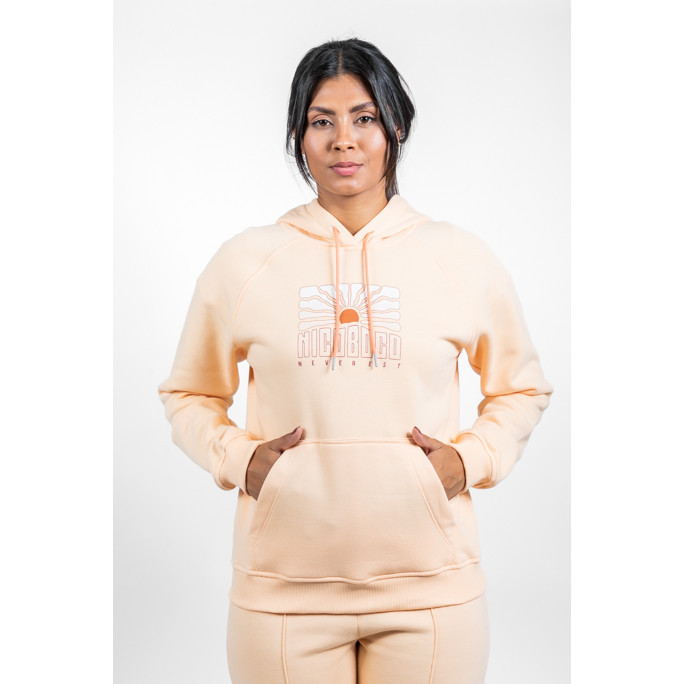 Moletom Feminino Canguru Mnemosine Laranja - Nicoboco