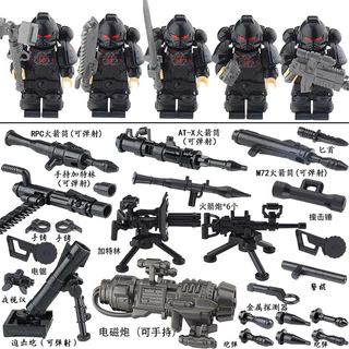 Sentinel Resident Evil Compatível Lego Blocos de construção Lego Fantasma Mecha Warhammer Zona Escura Quebra Minifigure Black Star Sa