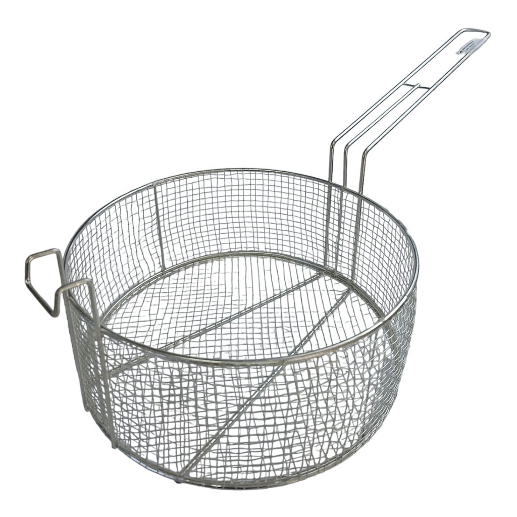 CESTO PARA FRITURA REDONDO 26CM MALHA ABERTA 127/26.