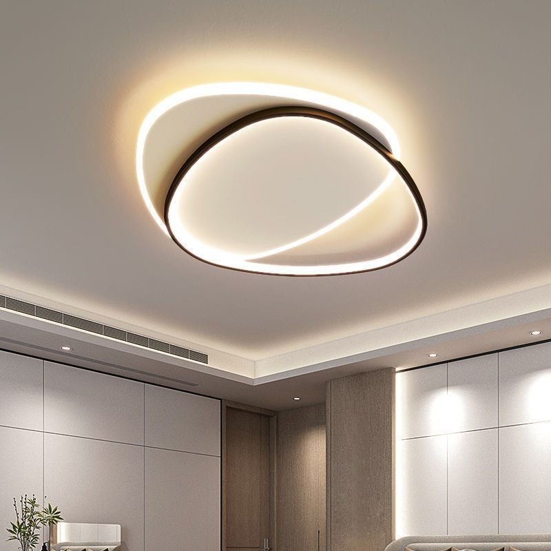 Luz de teto para sala de estar nórdica moderna de arte ultrafina Luz de teto para dormitórios