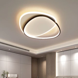 Luz de teto para sala de estar nórdica moderna de arte ultrafina Luz de teto para dormitórios