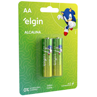 Pilha Panasonic Elgin AA Sonic Alta Durabilidade Excelente Custo