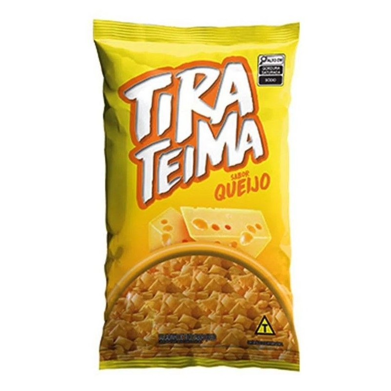 Salgadinho Tira Teima sabor queijo com 38g - Milho de Ouro | Shopee Brasil