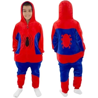 MACACÃO KIGURUMI INFANTIL DE 7 A 8 ANOS HOMEM ARANHA – MARVEL