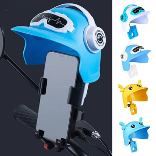 Suporte Para Telefone De Motocicleta E Cobertura De Capacete À Prova D'água Navegação De Bicicletas Elétricas