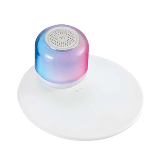 Minger 3 em 1 Caixinha Bluetooth/Carregador/Lâmpada LED