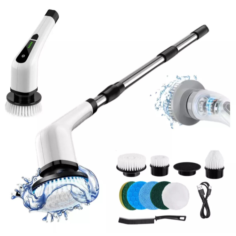 Esfregão Elétrico 9 Em 1 Sem fio Escova De Limpeza Pesada Multiuso | Shopee Brasil