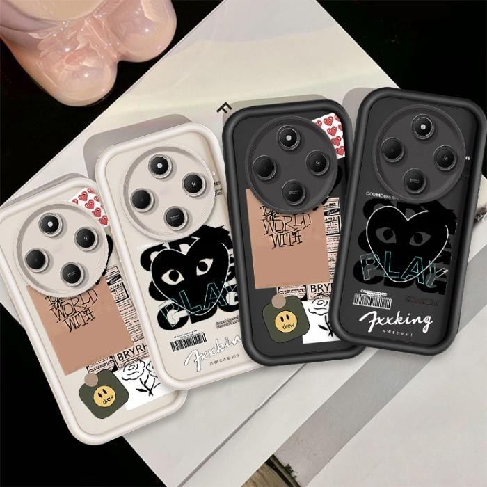 SEAHAI Clear Case For Xiaomi Redmi 14C/Xiaomi Poco C75 With Built-in - View #4