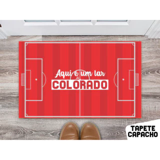 Tapete Capacho Personalizado Divertido Futebol Clubes Campo de Futebol Lar de Colorado