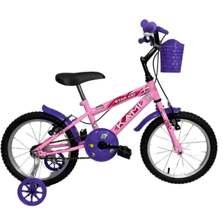 Bicicleta Infantil Star Kid Fadas Feminino Aro 16 C/ Rodas