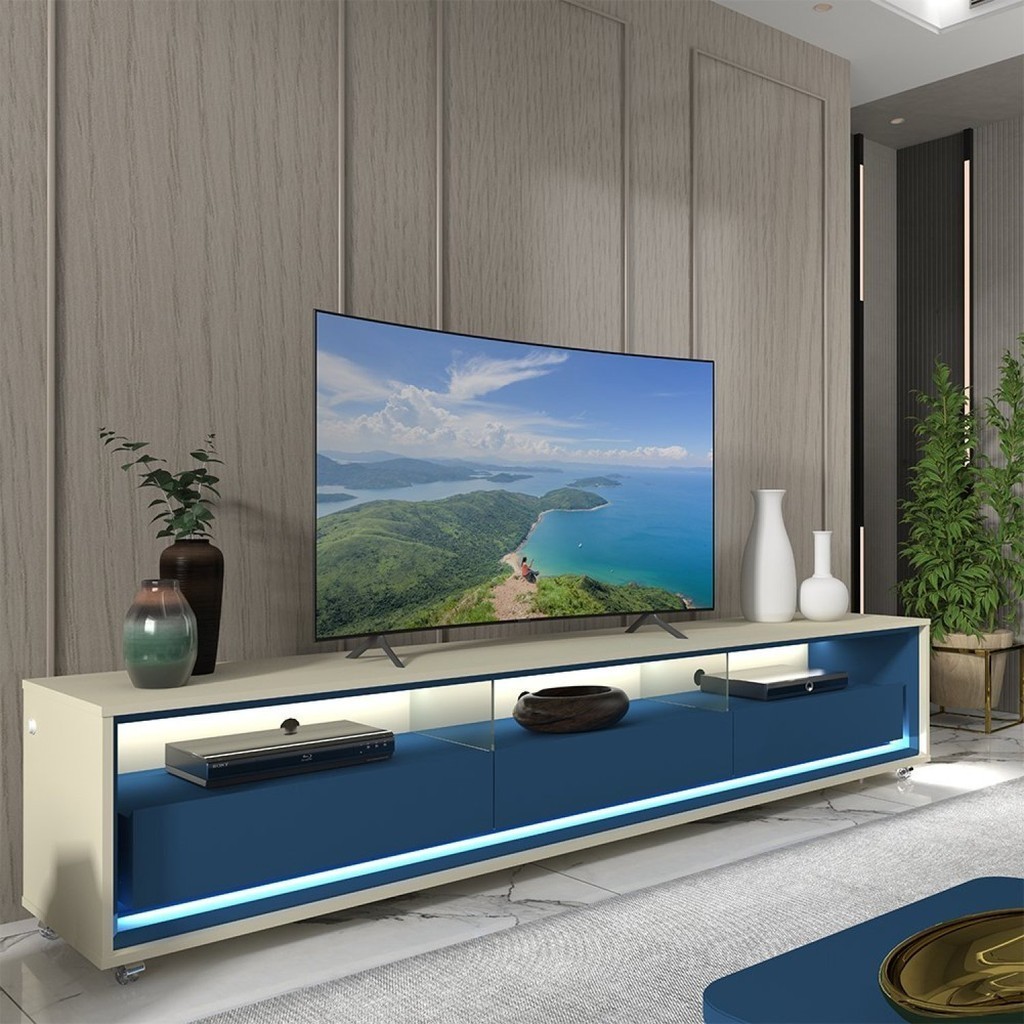Rack para Tv até 85 Polegadas com Led com Rodízios Requinte 211cm 100% ...