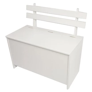 BAú MULTIUSO COM ACENTO CL 001 BRANCO - COMPLETA MóVEIS